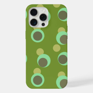 Coque iPhone 15 Pro Max Rétro Eucalyptus Frais Milieu de Siècle