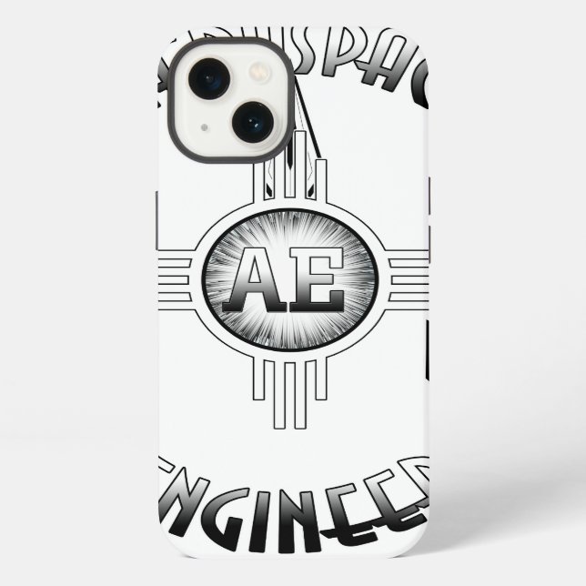 Coque iPhone Rétro Ingénieur Aérospatial (Verso)