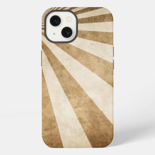 Coque iPhone Rétro stripe pattern (Verso)