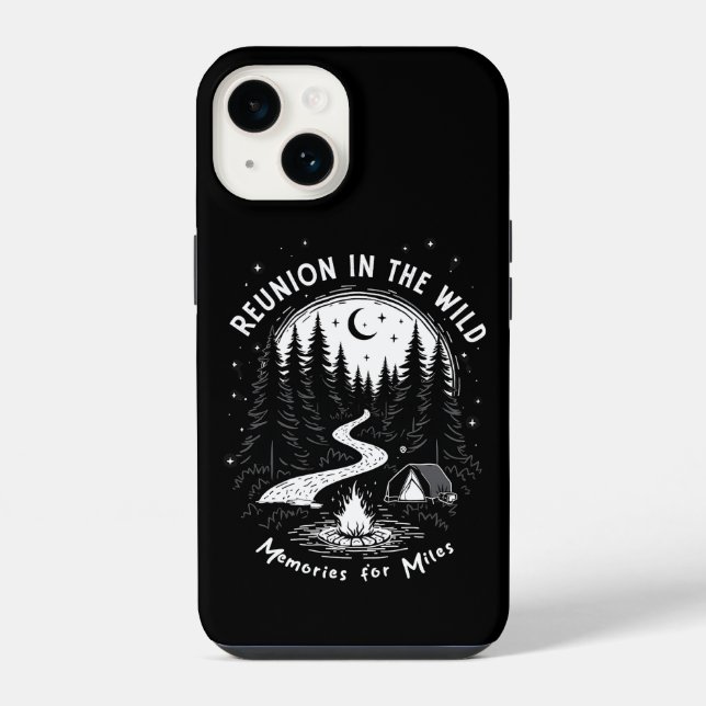 Coque iPhone Réunion dans la nature (Verso)