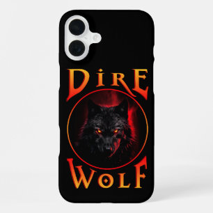 Coque iPhone 16 Plus Réunion de loup de Black Dire