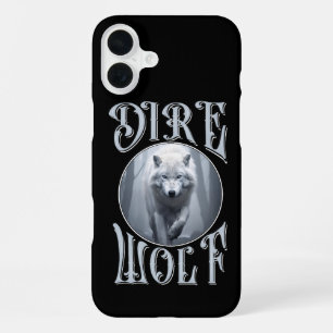 Coque iPhone 16 Plus Réunion de loup géant