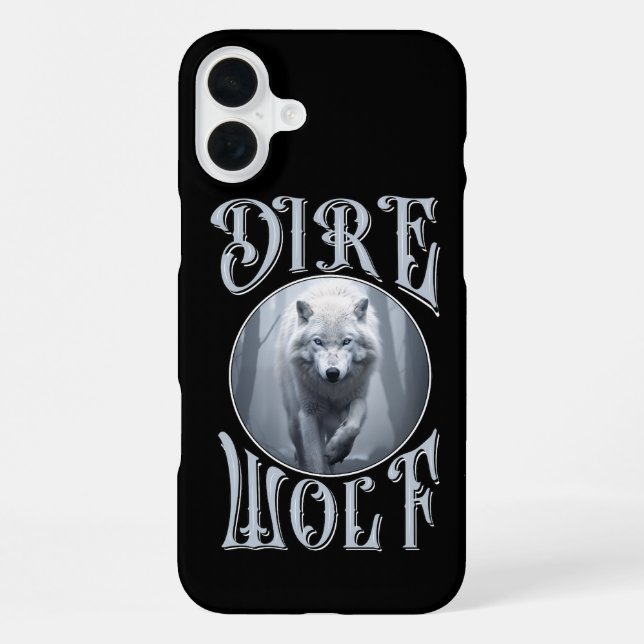 Coque iPhone Réunion de loup géant (Verso)