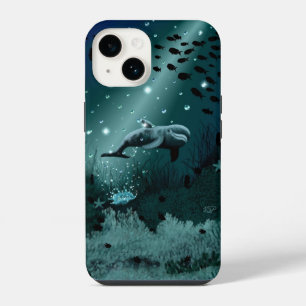Coque Pour iPhone 14 Rêve de dauphin