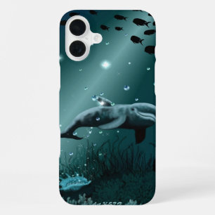 Coque iPhone 16 Plus Rêve de dauphin