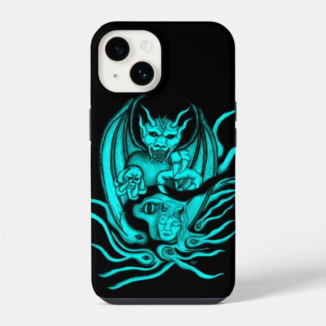 Coque iPhone Rêve de Minuit - Diables (Verso)