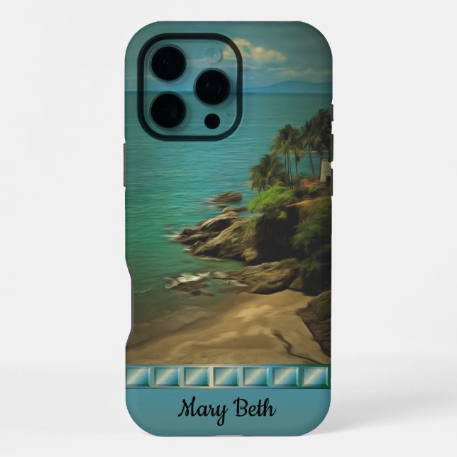 Coque iPhone Rêve de plage 0026 (Verso)