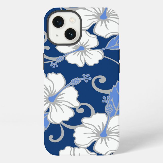 COQUE iPhone RÊVE POLYNÉSIEN (BLEU) (Verso)