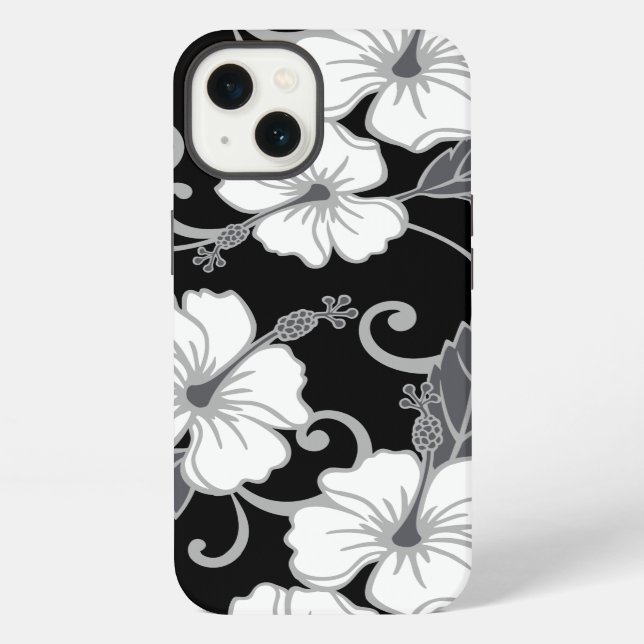 COQUE iPhone RÊVE POLYNÉSIEN (NOIR) (Verso)