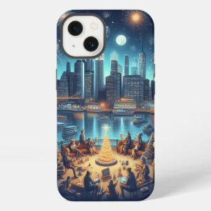 Etui iPhone 13 Réveillon du Nouvel An à New York