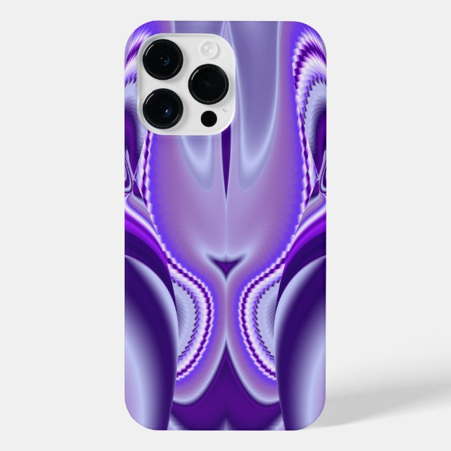 Coque iPhone Rêves arc-en-ciel à fleurs violettes (Verso)