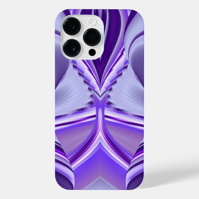 Coque iPhone Rêves arc-en-ciel à fleurs violettes (Verso)
