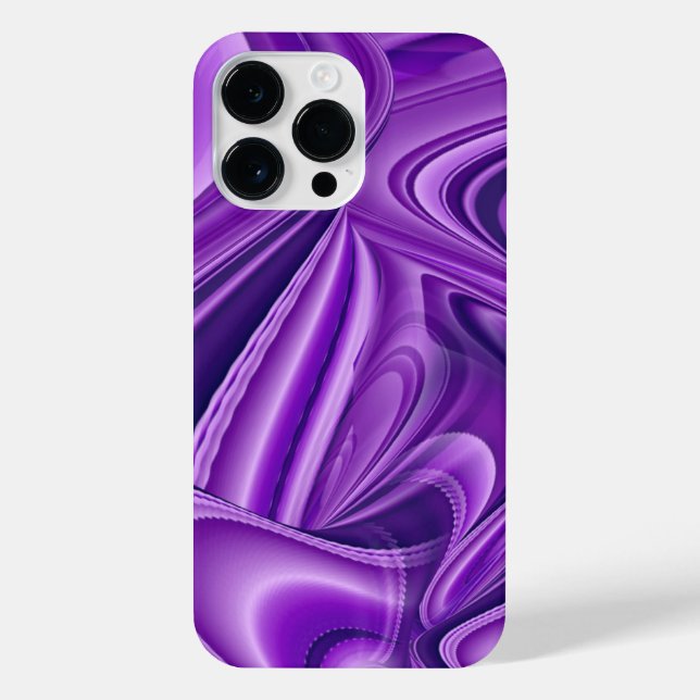 Coque iPhone Rêves arc-en-ciel à fleurs violettes (Verso)