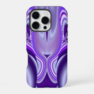 Coque iPhone 16 Pro Rêves d'arc-en-ciel de fleurs violettes