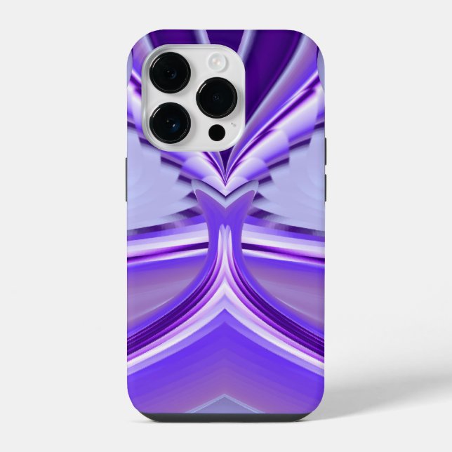 Coque iPhone Rêves de Fleur Violette (Verso)