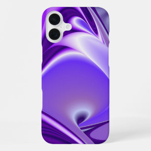 Coque iPhone 16 Plus Rêves de fleurs violettes
