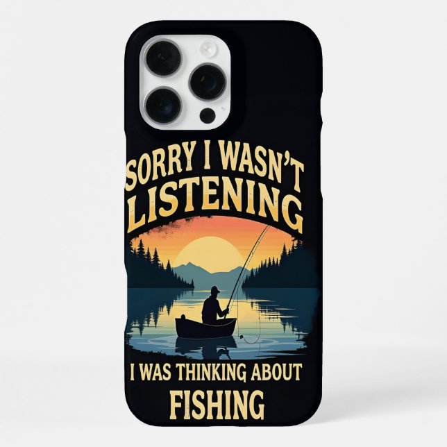 Coque iPhone Rêves de pêche à l'heure dorée (Verso)