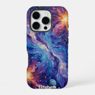 Coque iPhone 16 Pro Rêves galactiques : Un voyage étoilé