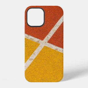 Coque iPhone 12 Revêtement de sol jaune et orange