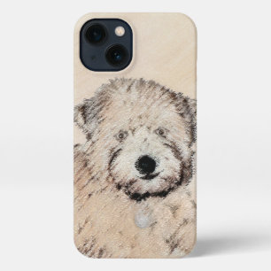 Etui iPhone 13 Revêtu doux Roue Peinture Terrier Art original