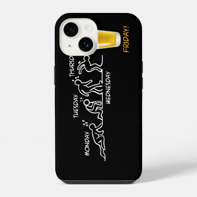 Coque iPhone Révolution de la bière (Verso)