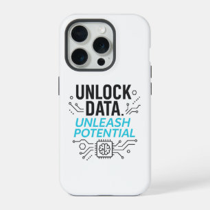 Coque iPhone 15 Pro Révolution des données : technologie matricielle p