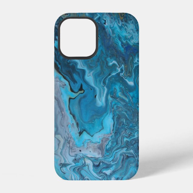 Coque iPhone Rhapsody en Turquoise (Verso)