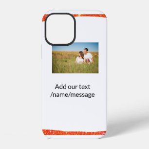 Coque iPhone 12 rideau de douche personnalisé coloré simple ajoute
