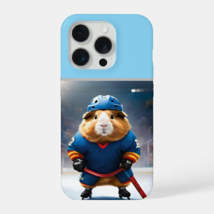 Coque iPhone 15 Pro "Rink Rookie : le cobaye de hockey sur glace"