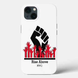 Etui iPhone 13 RISE ABOVE Monogramme Inspirant
