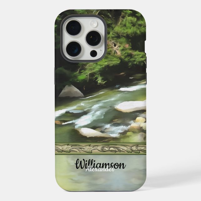 Coque iPhone Rivière Sud 0365 (Verso)