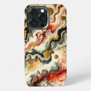 Etui iPhone 13 Pro Rivières dorées