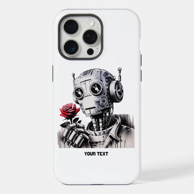 Coque iPhone Robot Love 01 (Verso)