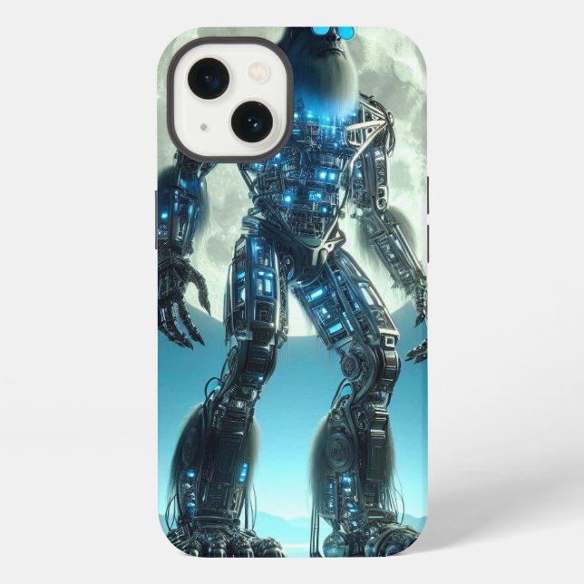 Coque iPhone Robot Sasquatch (Verso)