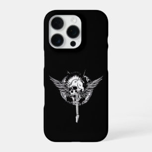 COQUE iPhone 16 PRO ROCHER CRÂNE
