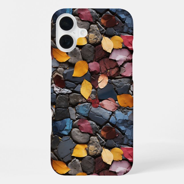Coque iPhone Rochers et Feuille (Verso)