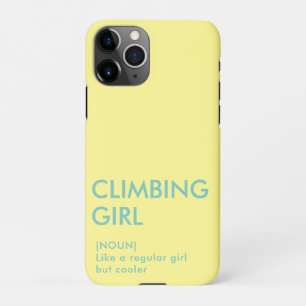 Coque iPhone 11Pro Rock Escalade fille cadeau tendance pour elle