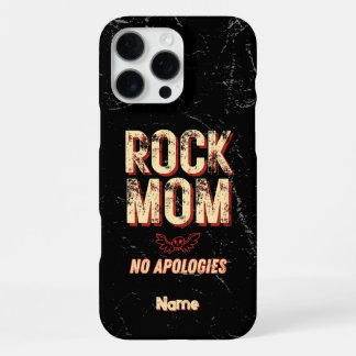 Coque iPhone 16 Pro Max Rock Mom Gift Cool Mother's Day Rocker Mum