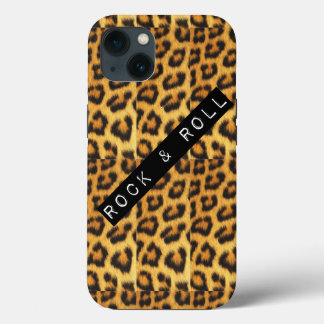 Etui iPhone 13 Rock & Roll Leopard Print Cell Phone Case