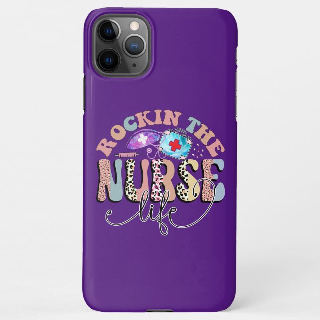 Coque iPhone Rockin The Nurse Life, Nurse et les étudiants en s (Dos)