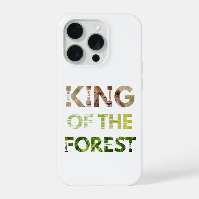 Coque iPhone Roi de la Forêt  (Verso)