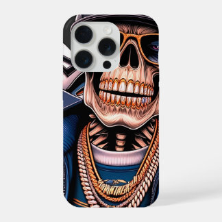 Coque iPhone 15 Pro Roi de la rue du Nord - Hip-Hop Graphique de Squel