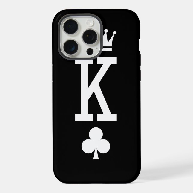 Coque iPhone Roi des cartes (Verso)