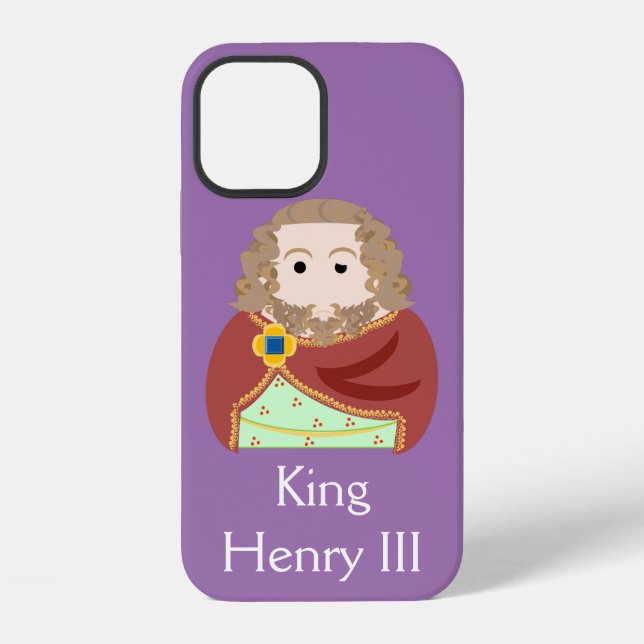 Coque iPhone Roi Henri III d'Angleterre (Verso)