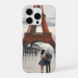 Coque iPhone 16 Pro Romantique Paris Tour Eiffel