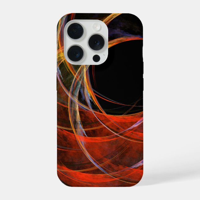 Coque iPhone Rompre le cercle de l'art Abstrait (Verso)