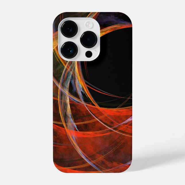 Coque iPhone Rompre le cercle de l'art Abstrait (Verso)