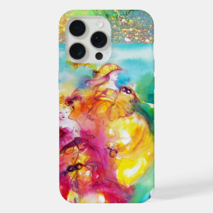 Coque iPhone 15 Pro Max RONDO DANS UN LAGON / Bal masqué vénitien