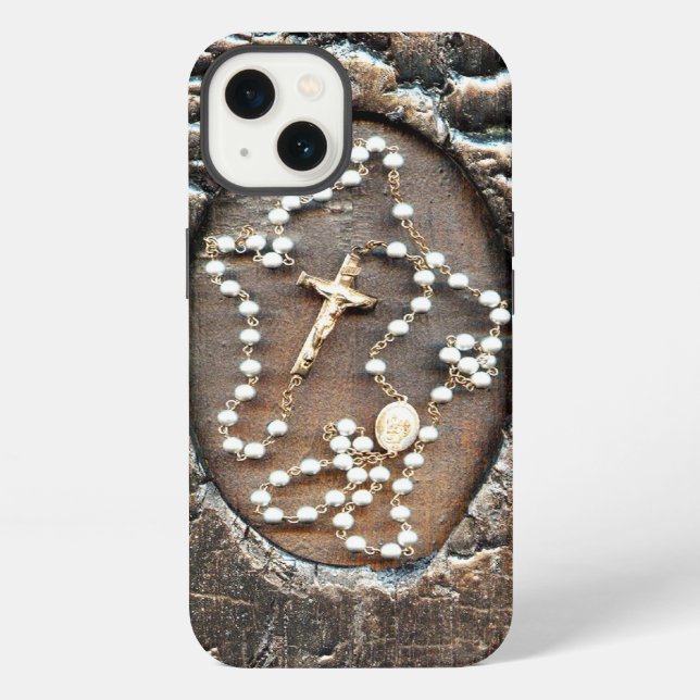 Coque iPhone Rosaire (Verso)