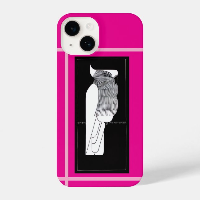 Coque iPhone Rose-Breasted Cockatoo Illustration Phone Case  (Verso)
